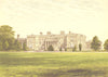 GOPSAL HALL, Twycross, Leicestershire (Lord Howe) 1890 old antique print
