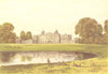 BADMINTON HOUSE, Tetbury, Gloucestershire. Duke of Beaufort 1890 old print