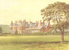 HUTTON HALL, Guisbororough, Yorkshire (Pease) 1891 old antique print picture
