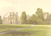 COUGHTON COURT, Alcester, Warwickshire (Throckmorton, Bart) 1891 old print