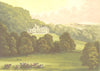 PHILIPHAUGH, Selkirk, Selkirkshire (Murray, Baronet) 1891 old antique print