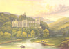 ARUNDEL CASTLE, Arundel, Sussex (Duke of Norfolk) 1892 old antique print