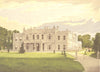 ROLLESTON HALL, Burton-upon-Trent, Staffordshire (Mosley, Baronet) 1892 print