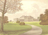 CASTLE COOLE, County Fermanagh, Ireland (Earl of Belmore) 1892 old print