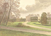 HADDO HOUSE, Aberdeenshire (Earl of Aberdeen) 1892 old antique print picture