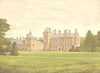 WALTON HALL, Stratford-on-Avon, Warwickshire (Mordaunt, Baronet) 1892 print
