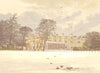 EDNASTON LODGE, Derby, Derbyshire (Kingdon) 1892 old antique print picture