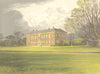 BENINGBROUGH HALL, York, Yorkshire (Dawnay) 1893 old antique print picture