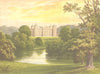 KIMBERLEY HALL, Wymondham, Norfolk (Earl of Kimberley) 1893 old antique print