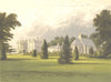 SANDBECK PARK, Tickhill, Yorkshire (Earl of Scarbrough) 1893 old antique print