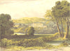 DENTON PARK, Otley, Yorkshire (Wyvill) 1893 old antique vintage print picture