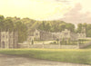 LANHYDROCK, Bodmin, Cornwall (Lord Robartes) 1893 old antique print picture