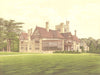 COWDRAY PARK, Midhurst, Sussex (Earl of Egmont) 1893 old antique print picture