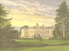 HANBURY HALL, Bromsgrove, Worcestershire (Vernon) 1893 old antique print