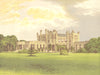 HIGH CLIFFE, Christchurch, Hampshire (Marchioness of Waterford) 1893 old print