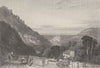 PORTUGAL. Sintra ; Finden 1833 old antique vintage print picture