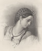 SPAIN. The maid of Zaragoza ; Finden 1833 old antique vintage print picture