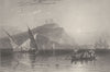ITALY. Cape Colonna ; Finden 1833 old antique vintage print picture