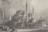 TURKEY. St Sophia, Istanbul ; Finden 1833 old antique vintage print picture