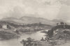 SWITZERLAND. Genève (Geneva) ; Finden 1833 old antique vintage print picture