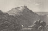 SPAIN. Convent of La Pena ; Finden 1833 old antique vintage print picture