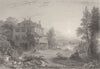 SWITZERLAND. Diodati ; Finden 1833 old antique vintage print picture