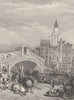 ITALY. Venice, the Rialto ; Finden 1833 old antique vintage print picture