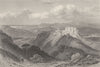 ITALY. Gulf of Spezia, castle Sarzana; Finden 1833 old antique print picture