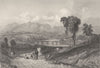 ITALY. The Tiber ; Finden 1833 old antique vintage print picture