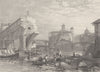 ITALY. Ponte Rotto, Rome. (Rotti); Finden 1834 old antique print picture
