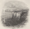 Flamborough-head, with the lighthouse. Yorkshire. FINDEN 1842 old print