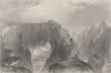 Buller of Buchan, near Peterhead. Scotland. BARTLETT 1842 old antique print