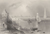 Great Yarmouth. Britannia Monument (Nelson's Pillar). Norfolk. BARTLETT 1842