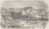 LONDON. Crystal Palace, Sydenham 1874 old antique vintage print picture
