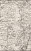 KENT. Reigate, Dover, Canterbury, Ramsgate, Margate 1874 old antique map chart