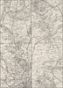 HANTS. South-West Railway-London to Southampton 1874 old antique map chart