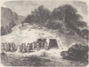 PREHISTORIC. Tumulus of the Neolithic or polished stone Epoch 1890 old print