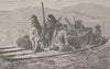 ARCTIC. Arctic Ferry-boat (Schwatka's Expedition)  1890 old antique print