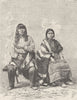 CALIFORNIA. Mission Indians of Southern California 1890 old antique print