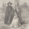 CANADA. Hydah women from the Queen Charlotte Islands 1890 old antique print