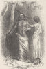 USA. Indian Grandee at his toilet, waited on by a slave 1890 old antique print