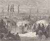 DAKOTA. Scene in a Mandan Village-The Rain-Maker 1890 old antique print