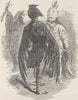 USA. Indian medicine-men in masks and masquerade dresses 1890 old print