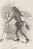 USA. Medicine-man representing the Evil Spirit 1890 old antique print picture