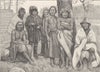 USA. North-Western American Indians 1890 old antique vintage print picture