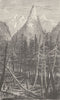 CANADA. A view on the North Thompson (after Milton and Cheadle)  1890 print