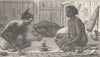 MALAYSIA. Malay opium-smokers 1890 old antique vintage print picture