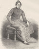 INDONESIA. The Sultan of Yogyakarta, Java (Malay)  1890 old antique print
