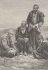 IRAQ. Jews of Babylon 1890 old antique vintage print picture