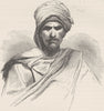 NORTH AFRICA. Bedouin of Sinai 1890 old antique vintage print picture